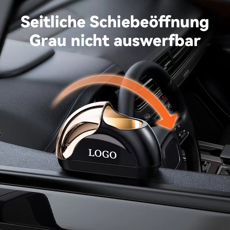 Kreativer Auto-Aschenbecher zur Vermeidung von Ascheflug