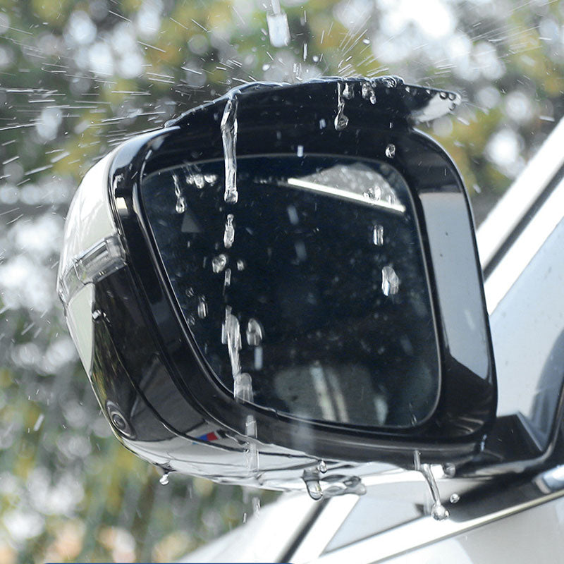 Carbon Fiber Pattern Rearview Mirror Rain Shield(1 pair)