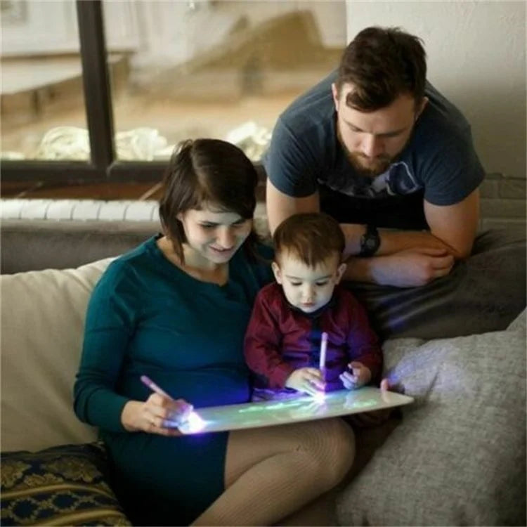 🎁2023-Weihnachten Hot Sale🎁🌟Magic LED Light Drawing Pad - Release the Creativity of Children!☀