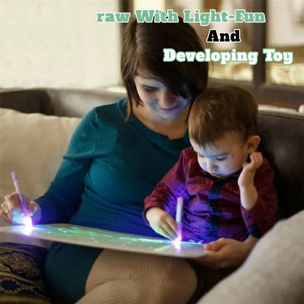 🎁2023-Weihnachten Hot Sale🎁🌟Magic LED Light Drawing Pad - Release the Creativity of Children!☀