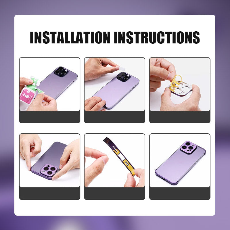 Metall Ecke Pad Rahmen Telefon Fall
