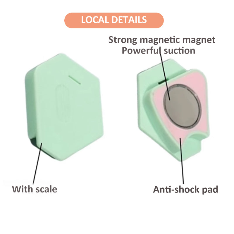 Neues (Magician) polygonales, starkes Magnetmessgerät, Mehrzweck-Kantenpositionierungswerkzeug für Nähmaschinen