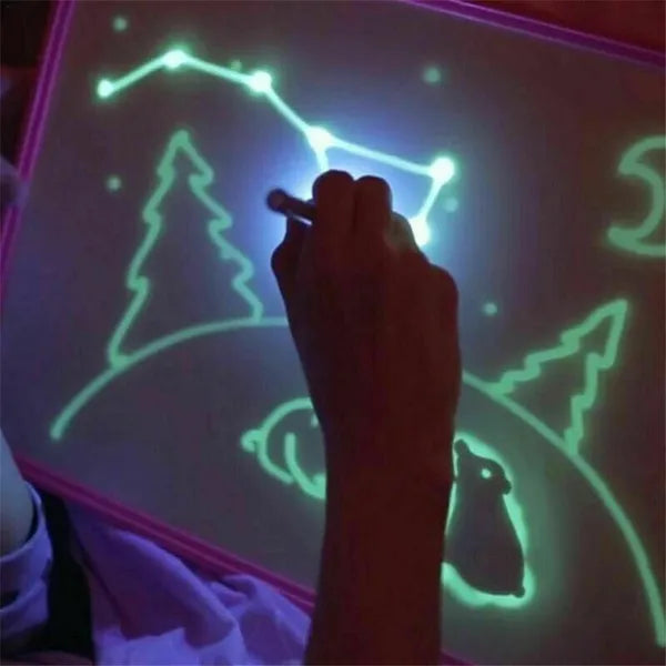 🎁2023-Weihnachten Hot Sale🎁🌟Magic LED Light Drawing Pad - Release the Creativity of Children!☀