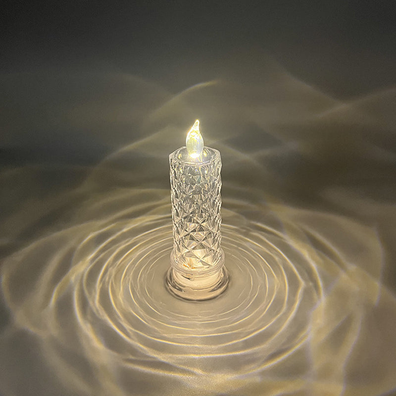 ✨ Crystal Rose Candle Light – Romantisches Licht ohne Schmutz