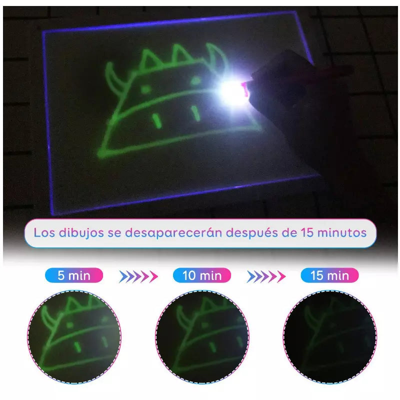 🎁2023-Weihnachten Hot Sale🎁🌟Magic LED Light Drawing Pad - Release the Creativity of Children!☀