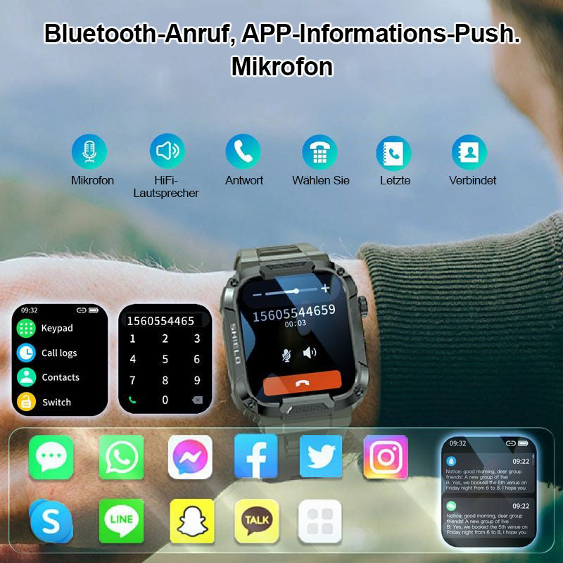 ⌚2024 VERBESSERTE MILITÄR-SMARTWATCH