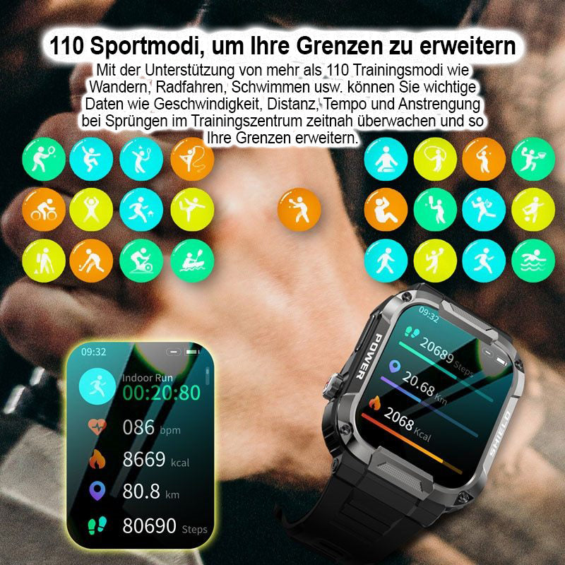⌚2024 VERBESSERTE MILITÄR-SMARTWATCH