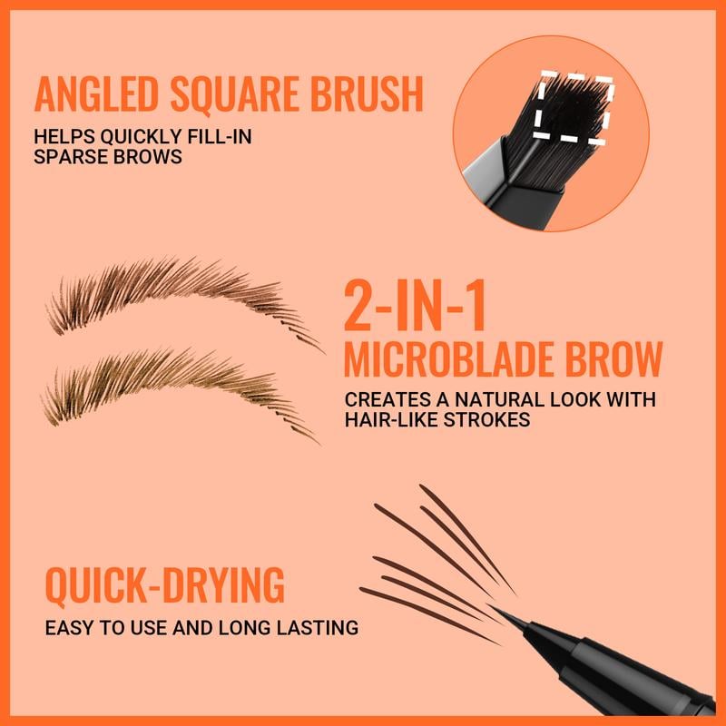 🌟 Erzielen Sie perfekte Augenbrauen – ✨ 4D-Augenbrauenstift – für natürliche, perfekte Augenbrauen und Eyeliner den ganzen Tag lang! 💁♀
