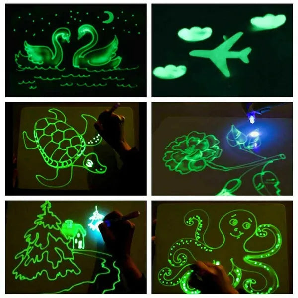 🎁2023-Weihnachten Hot Sale🎁🌟Magic LED Light Drawing Pad - Release the Creativity of Children!☀