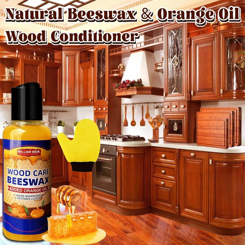 Natürlicher Bienenwachs & Orangenöl Holzkonditionierer