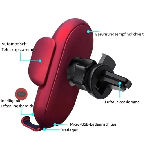 🔥Letzter Tag Verkauf 49% Rabatt🚗Intelligentes Auto-Drahtlos-Ladegerät Handyhalter