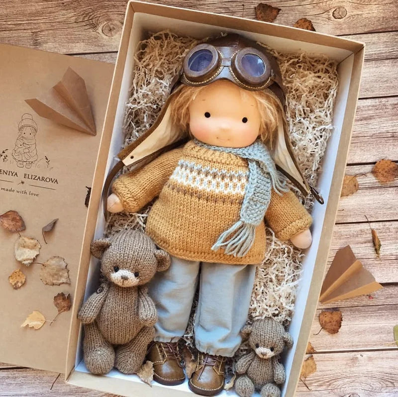 🔥Letzter Tag 49% Rabatt - 👧Handmade Waldorf Doll