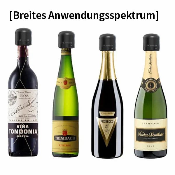 ❤️LETZTER TAG-49% RABATT🥂Mit Silikon versiegelter Wein, Bier und Champagnerstopfen