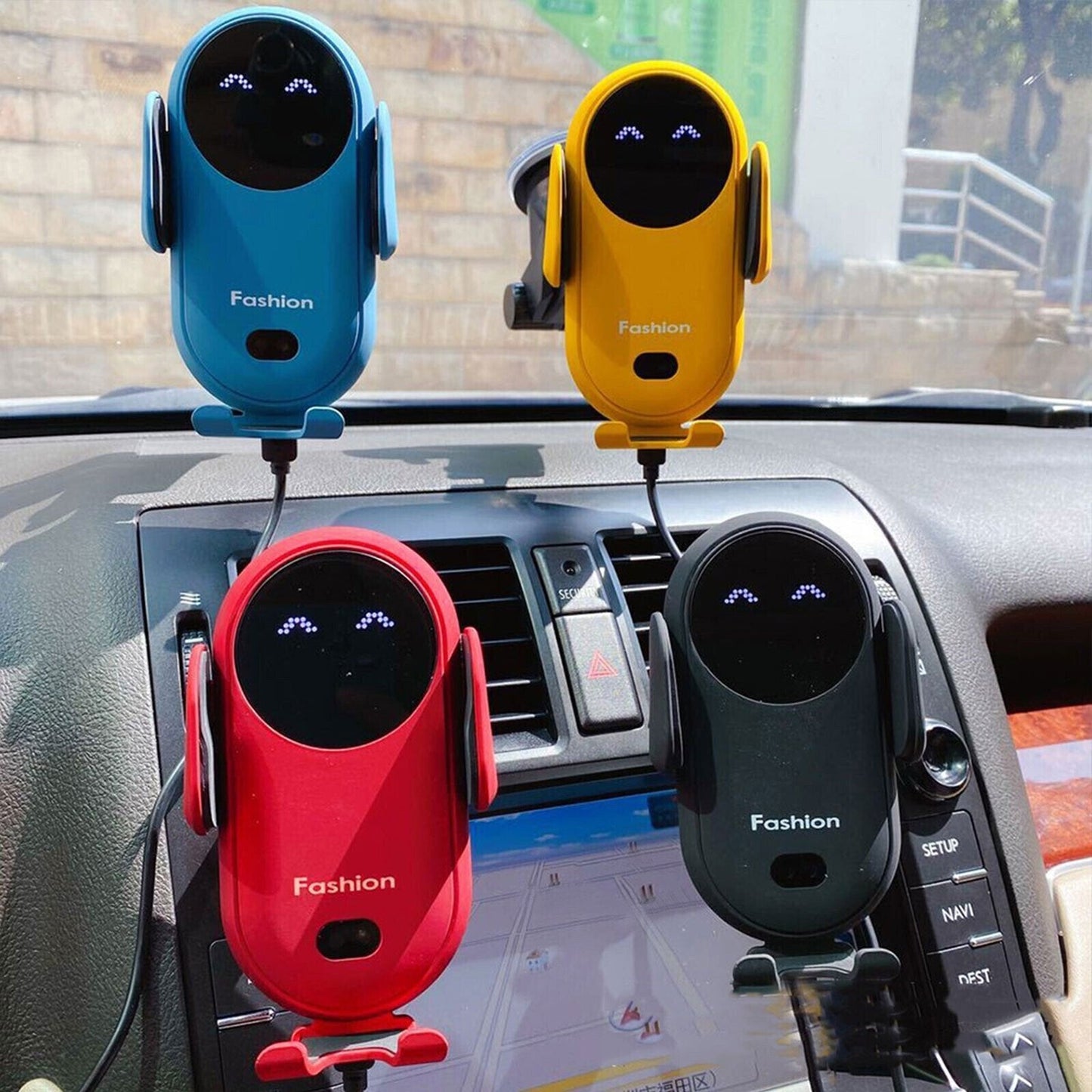 🔥Letzter Tag Verkauf 49% Rabatt🚗Intelligentes Auto-Drahtlos-Ladegerät Handyhalter