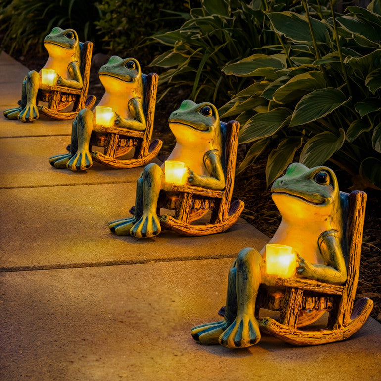 Der leuchtende Gartenfrosch
