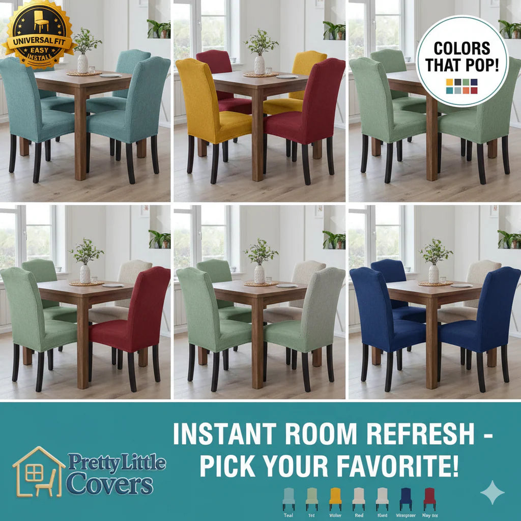 Stuhlhussen – verleihen Sie einem alten Stuhl im Handumdrehen einen neuen und frischen Look!