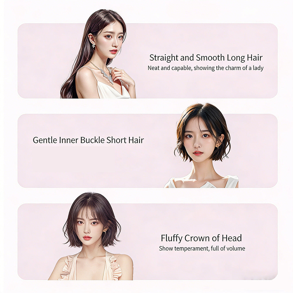 💇‍♀️ Tragbare Mini-Haarglättungsbürste mit negativen Ionen