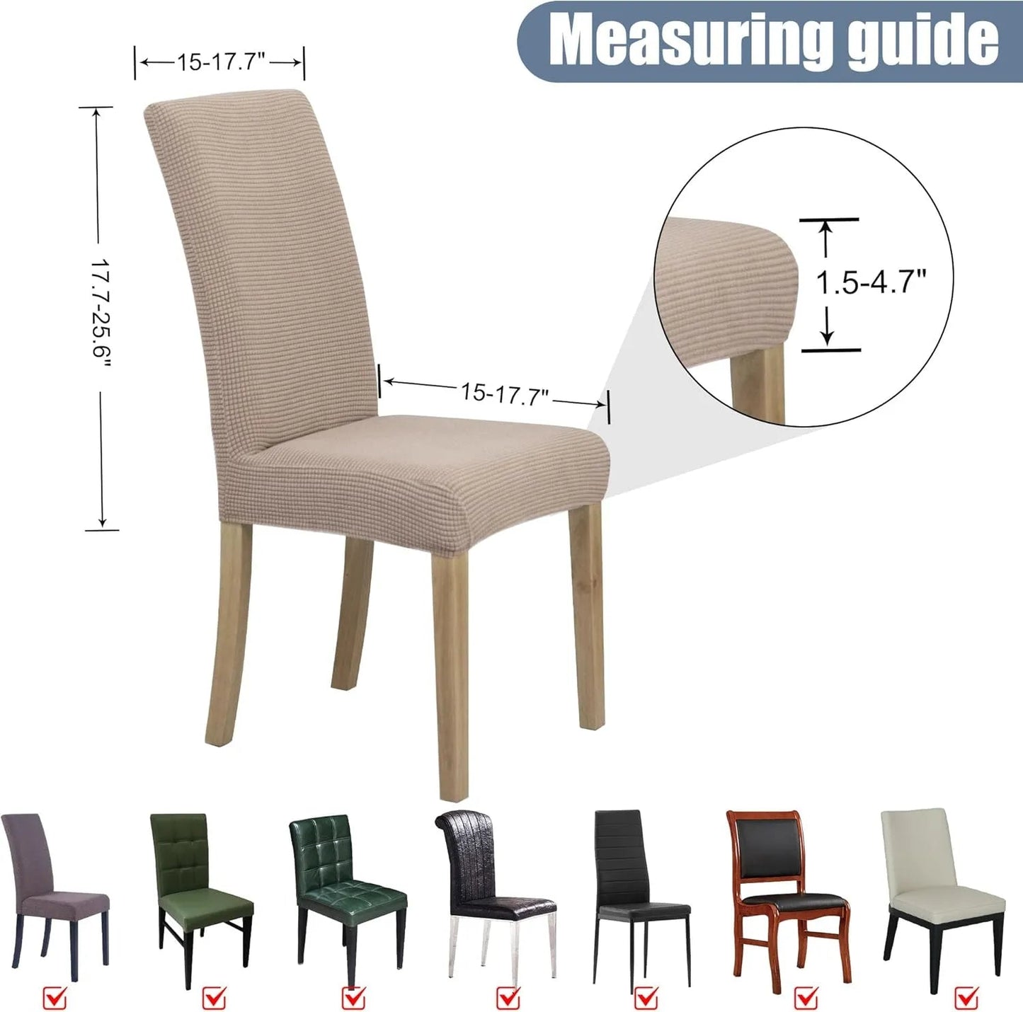 Stuhlhussen – verleihen Sie einem alten Stuhl im Handumdrehen einen neuen und frischen Look!