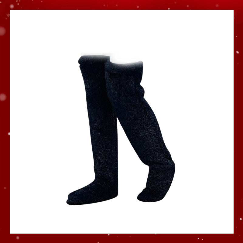 Kniestrümpfe aus Gänsedaunen für Weihnachten