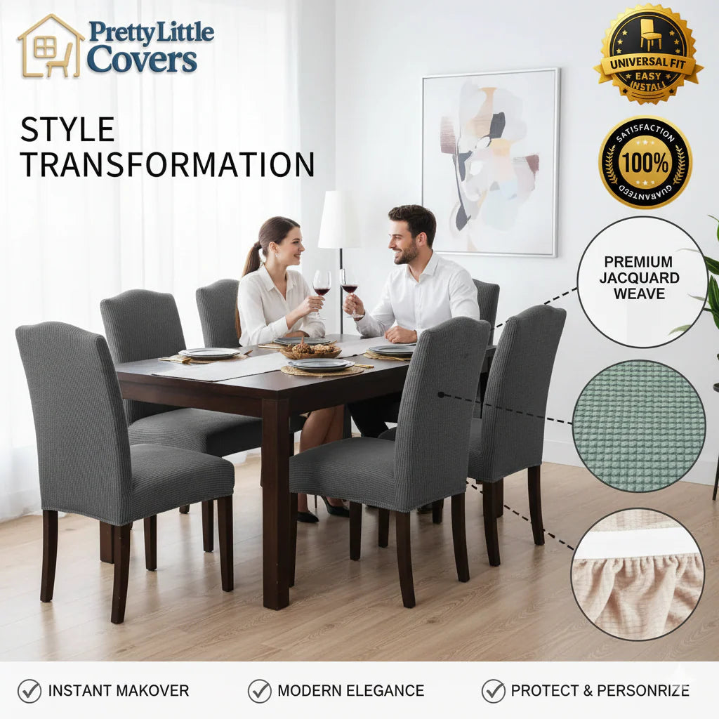 Stuhlhussen – verleihen Sie einem alten Stuhl im Handumdrehen einen neuen und frischen Look!