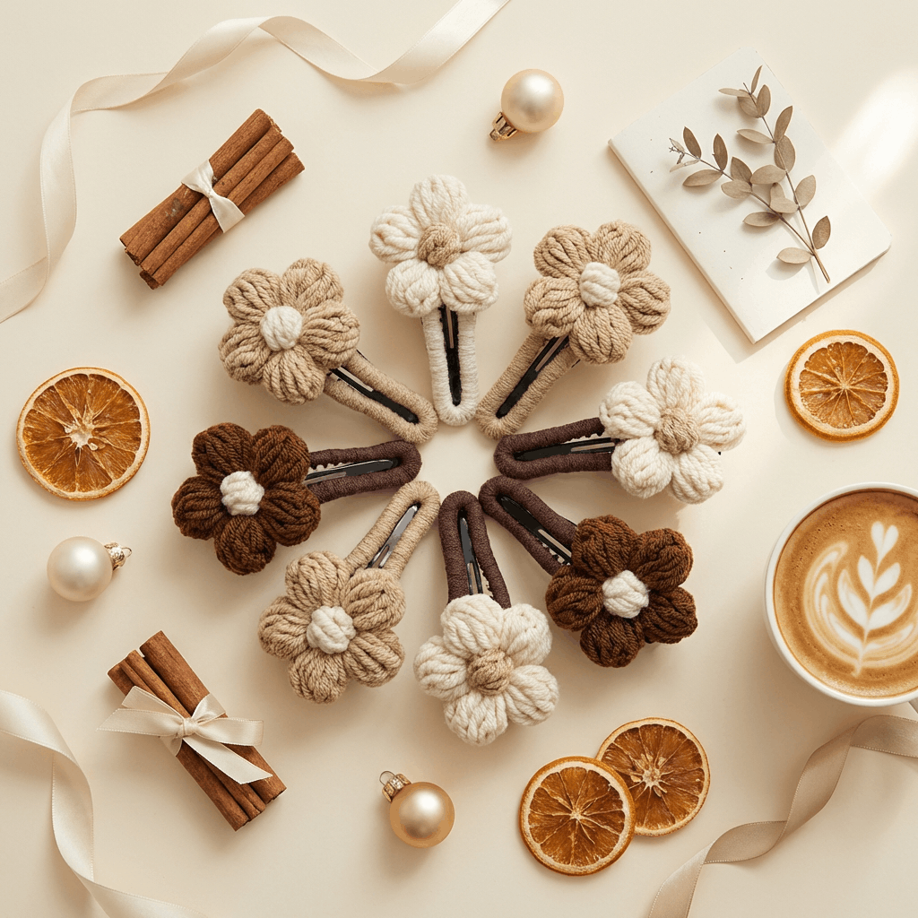 🌸Weiche, dicke Haarspange – Hautschonende, entenförmige Spange