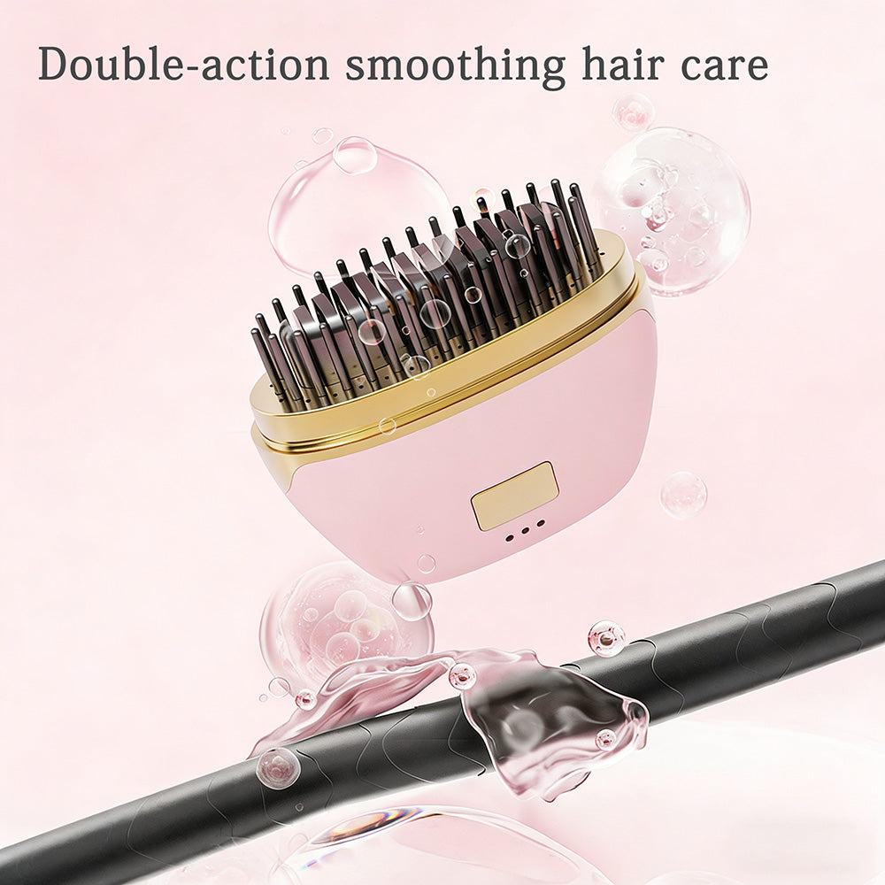 💇‍♀️ Tragbare Mini-Haarglättungsbürste mit negativen Ionen