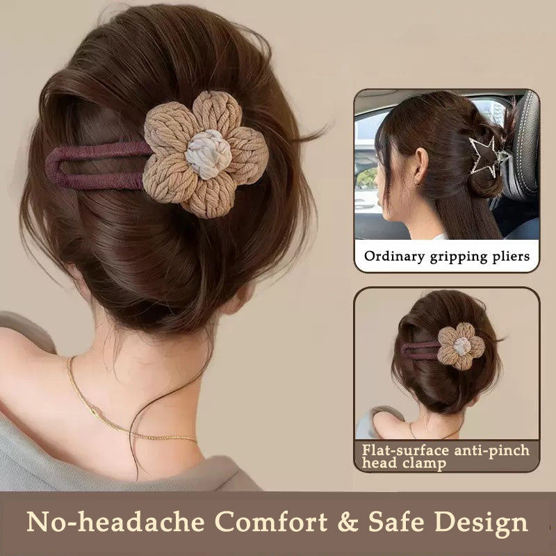 🌸Weiche, dicke Haarspange – Hautschonende, entenförmige Spange