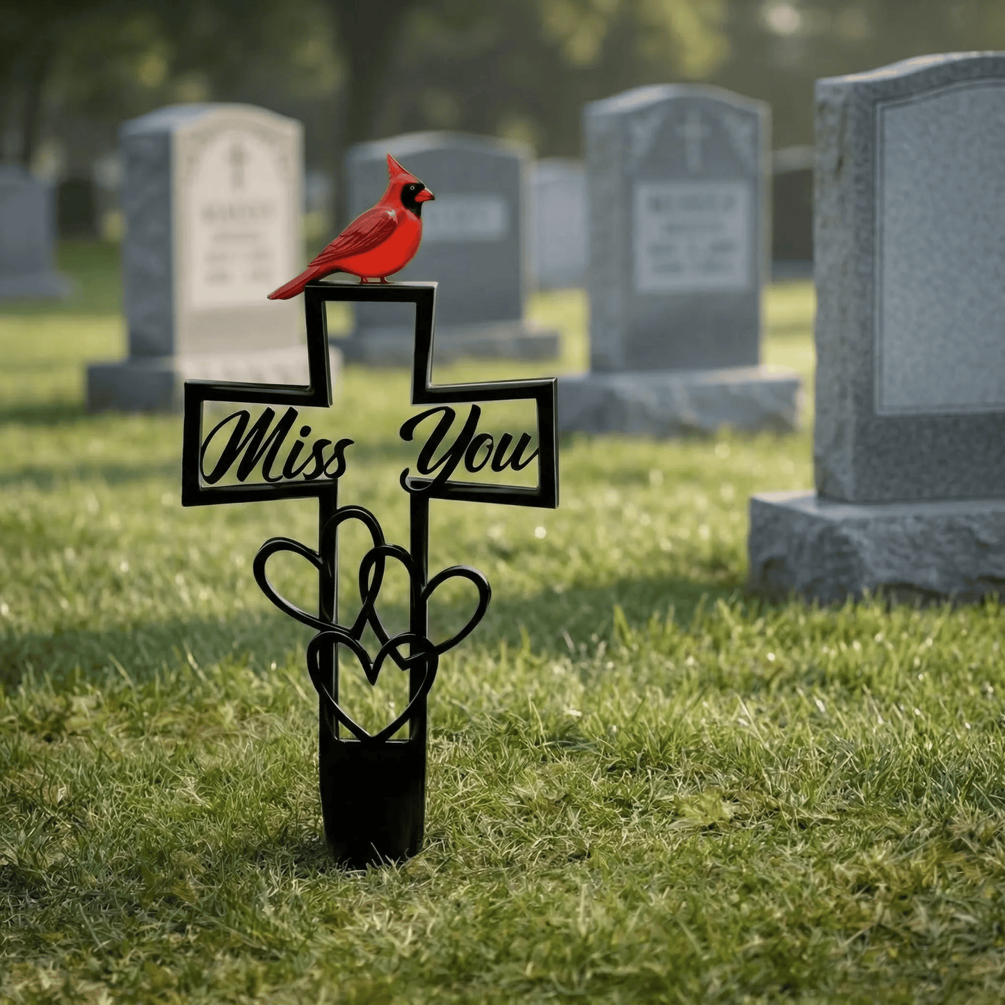 🐦Letzter Verkaufstag – Gedenktafel aus Metall für den Friedhof✝️