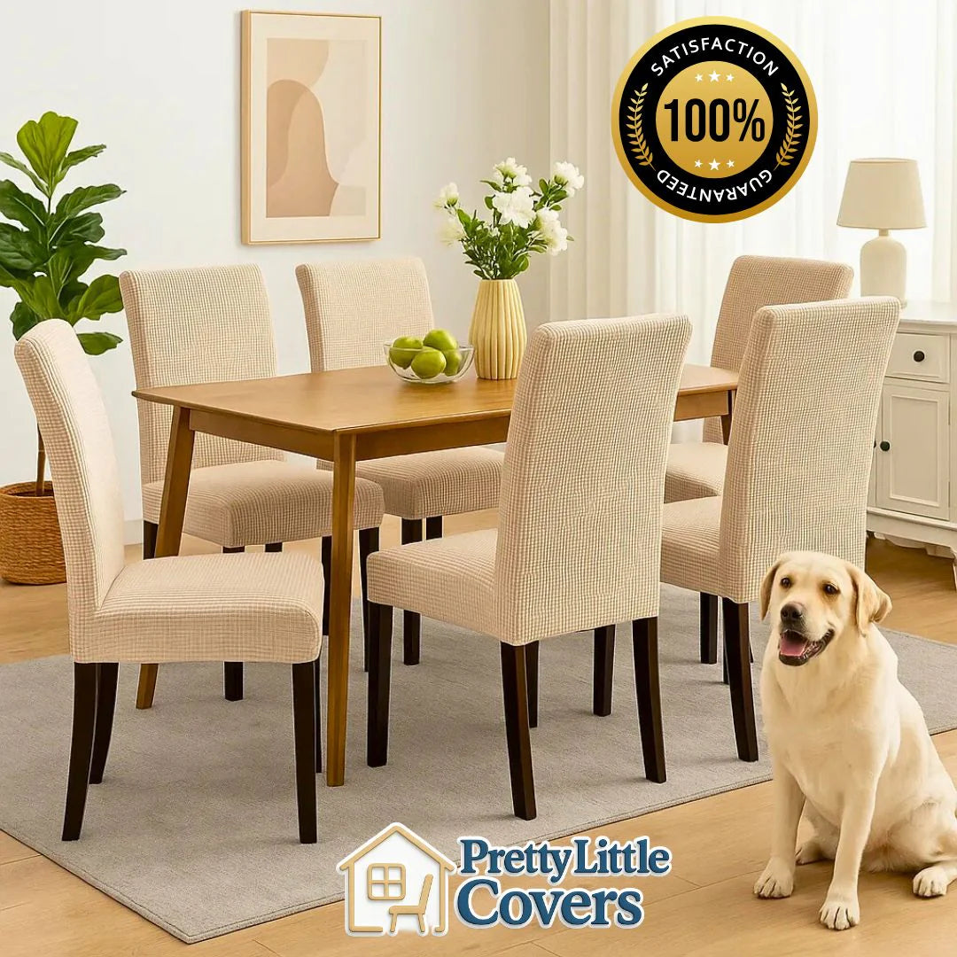 Stuhlhussen – verleihen Sie einem alten Stuhl im Handumdrehen einen neuen und frischen Look!