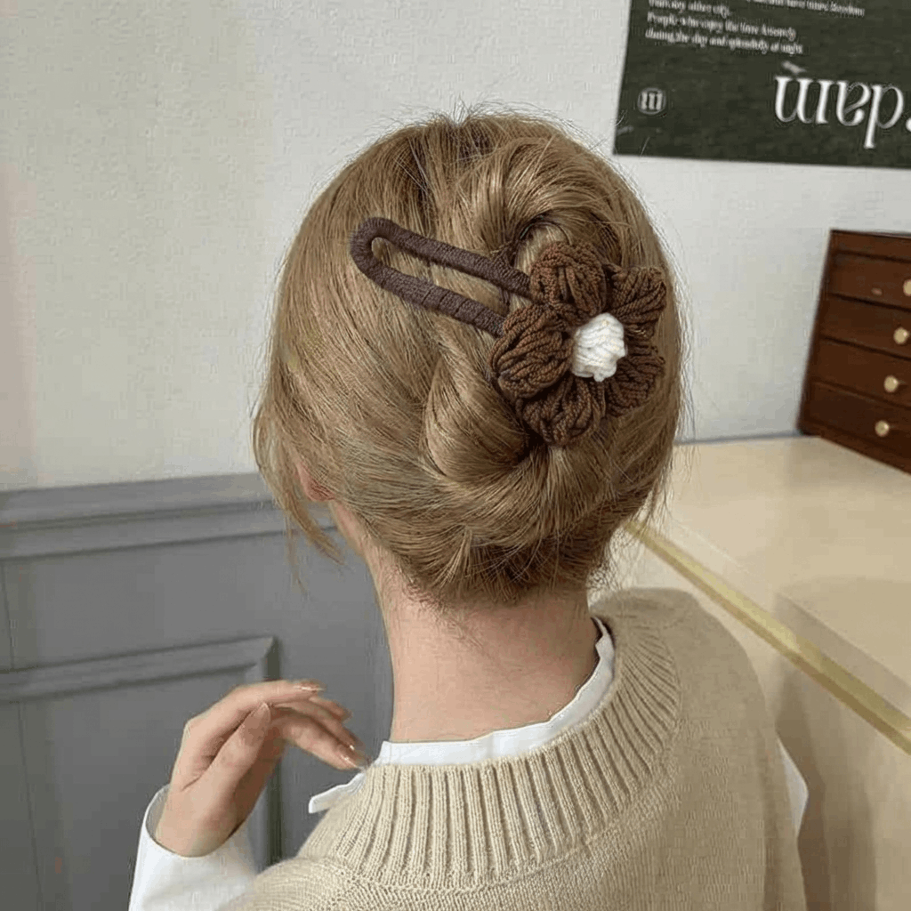 🌸Weiche, dicke Haarspange – Hautschonende, entenförmige Spange