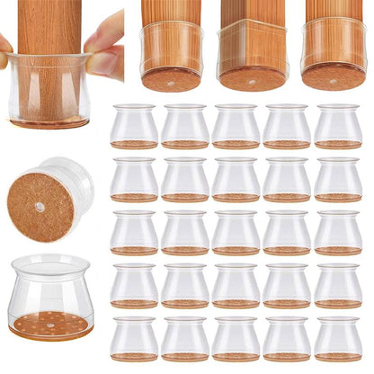 ✨ Universelle Stuhlbein-Schoner aus Gummi – Passend für alle Stuhlbeinformen, kratzfest und verschleißfest, die ultimative Lösung zum Schutz Ihrer Böden.