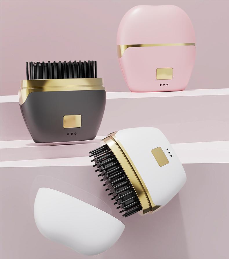 💇‍♀️ Tragbare Mini-Haarglättungsbürste mit negativen Ionen