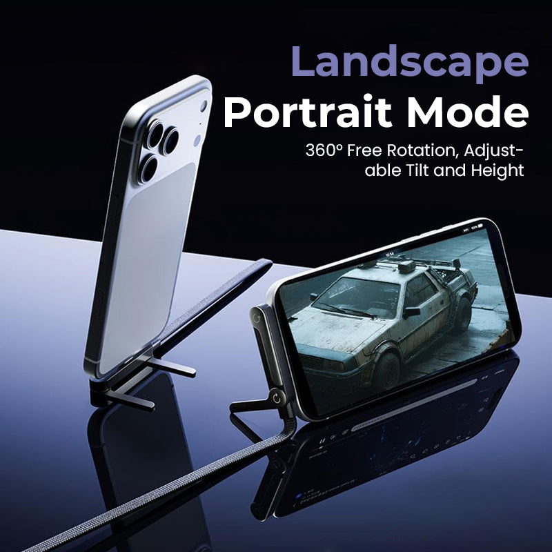 ⚡Unsichtbares 2-in-1-Ladekabel mit Halterung – 240-W-Schnellladekabel mit integrierter Handyhalterung