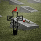 🐦Letzter Verkaufstag – Gedenktafel aus Metall für den Friedhof✝️