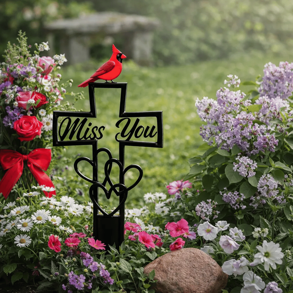🐦Letzter Verkaufstag – Gedenktafel aus Metall für den Friedhof✝️
