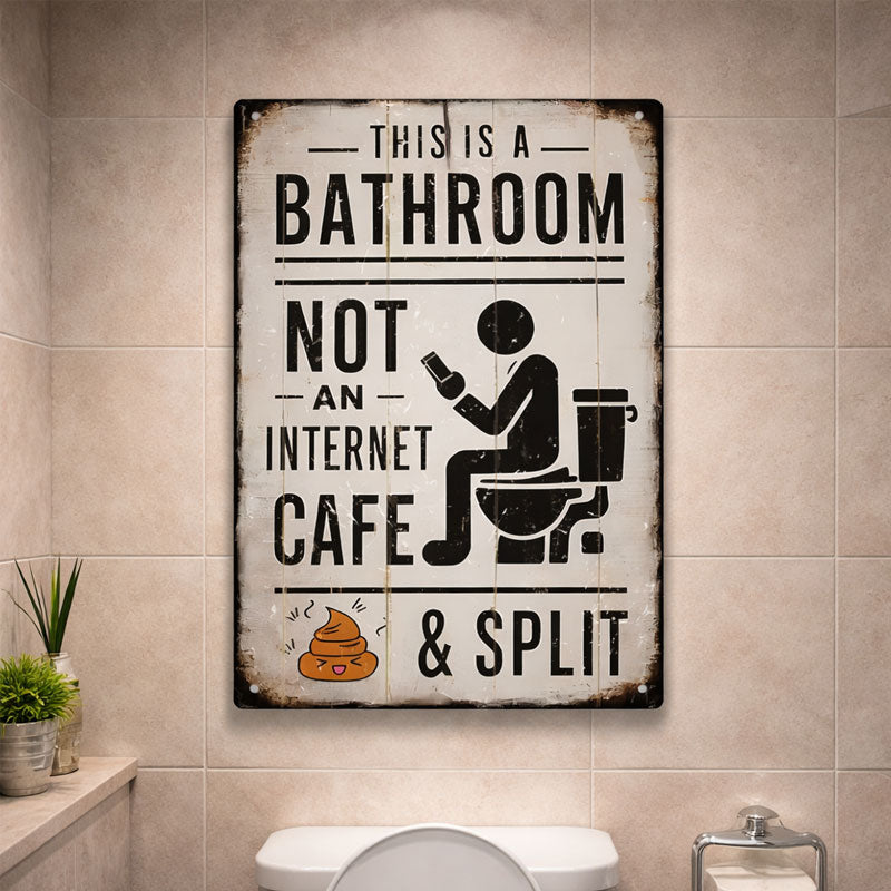 🚽 Dies ist eine Toilette, kein Internetcafé
