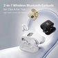 2-in-1 Kabellose Bluetooth-Ohrhörer mit Ohrclips und Ohrstöpseln | 30 Stunden Wiedergabezeit