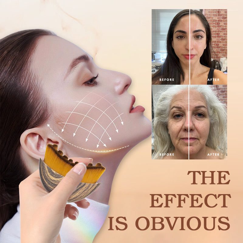 💆‍♀️ Lymphdrainage-Pinsel fürs Gesicht | Jeder Pinsel modelliert Ihre Konturen