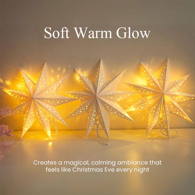 Sternenklare Weihnachtslichter zum Aufhängen