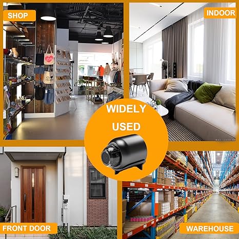 🔥Drahtlose versteckte Kameras, kompakte Innen- und Außenkameras mit Fernüberwachungsfunktion.