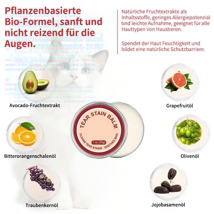 👀✨PET Tränenflecken-Schutzcreme & Bürsten-Set 🐱🐶 für Hunde und Katzen