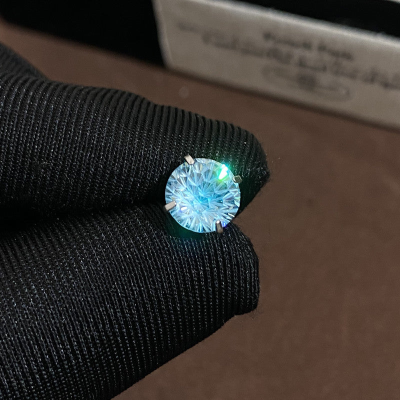 🌈Ohrringe mit Farbwechseleffekt im Feuerwerksschliff aus Zirkonium-Titanstahl – hypoallergen und schlaffreundlich