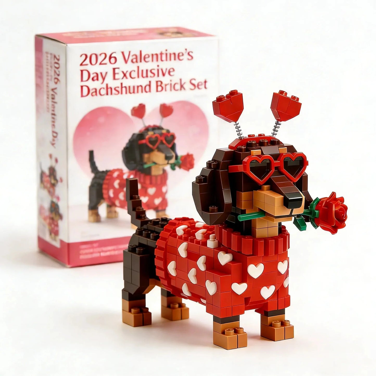 💖 Exklusives Dackel-Bausteinset zum Valentinstag 2026 🐕