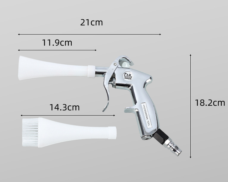Tornado-Reinigungsgerät – 2-in-1-Druckluftpistole mit Bürst