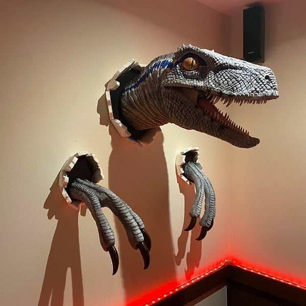 🎉3D-Dinosaurier-Wanddekoration🦖