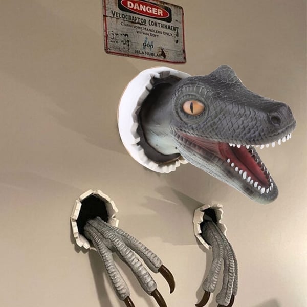 🎉3D-Dinosaurier-Wanddekoration🦖