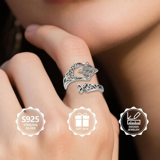 Keltischer Trinity-Ring – Ring im Vintage-Mystik-Stil