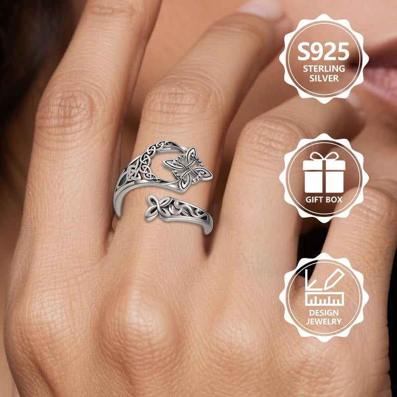 Keltischer Trinity-Ring – Ring im Vintage-Mystik-Stil