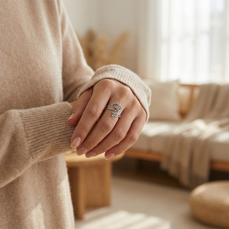 Keltischer Trinity-Ring – Ring im Vintage-Mystik-Stil