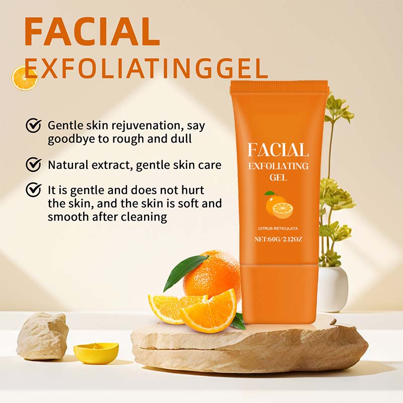 Feuchtigkeitsspendendes Orangen-Peeling-Gel